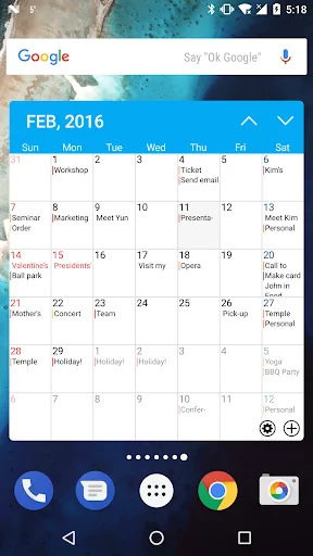 AA Calendar - Planner, Note screenshot 1