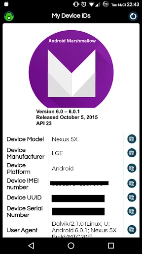 My Device IDs
