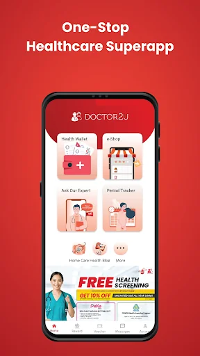 Doctor2U- OneStopHealthcareAPP screenshot 1