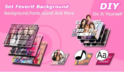 Black Pink Keyboard: KPOP screenshot 2
