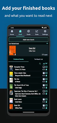my Reading Record Book Tracker screenshot 3