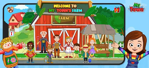 My Town Farm Animal game