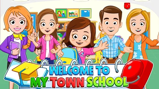 My Town: School game for kids screenshot 1