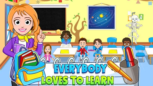 My Town: School game for kids screenshot 2