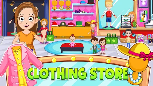 My Town: Stores Dress up game screenshot 2