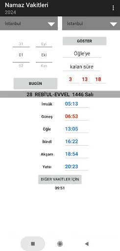 Namaz Vakitleri