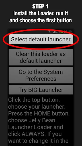 Jelly Bean Launcher Loader screenshot 1