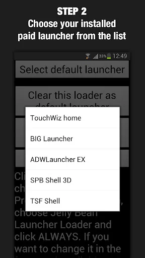 Jelly Bean Launcher Loader screenshot 2