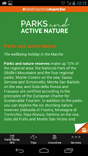 Parks and active nature