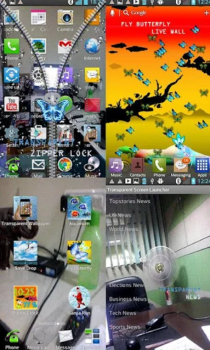Transparent Screen Launcher screenshot 4