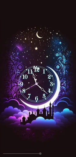 Islamic Moon Theme Smart Clock