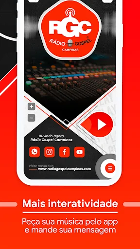 Rádio Gospel Campinas screenshot 4