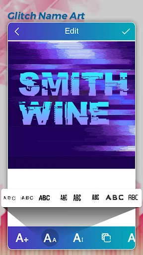 Glitch Name Art Maker