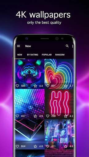 Neon Wallpapers 4K screenshot 1