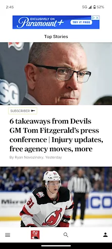 NJ.com: New Jersey Devils News screenshot 1