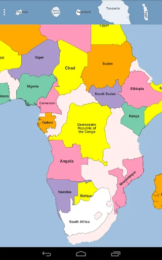 Africa Map Puzzle
