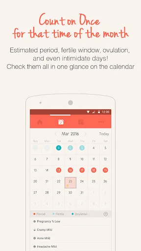 Once -A special period tracker screenshot 3