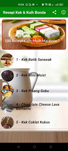 Resepi Kek & Kuih dari Bonda
