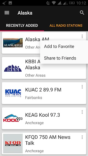 Alaska Radio Stations - USA