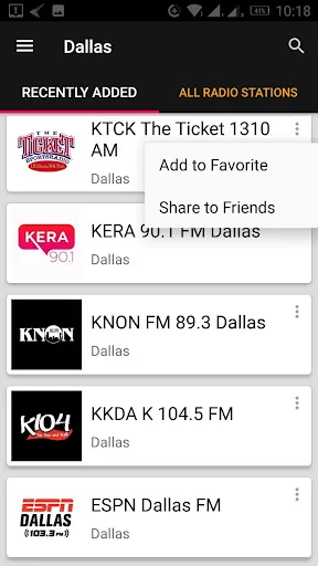 Dallas Radio Stations - USA