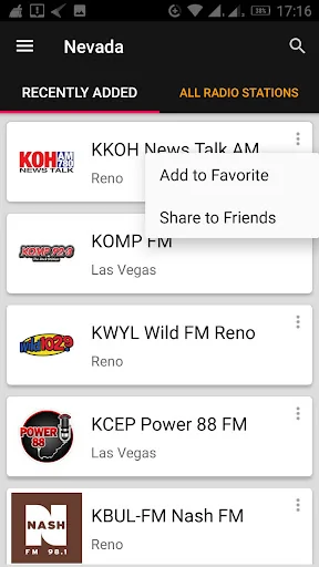 Nevada Radio Stations - USA