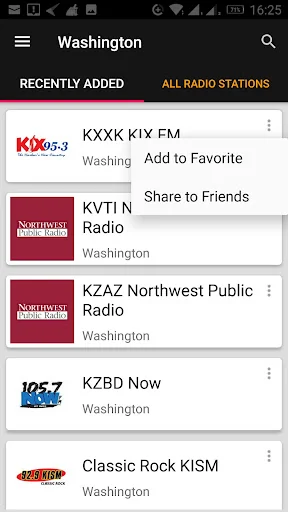 Washington Radio Stations