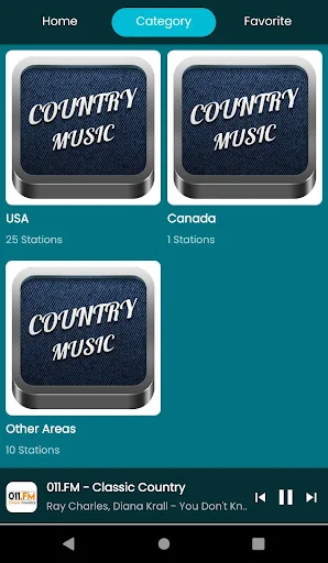 Radio country music
