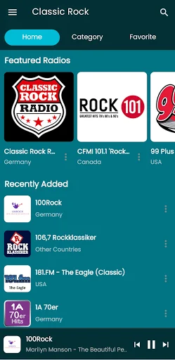 Classic rock streams