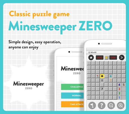MinesweeperZERO-Classic Puzzle