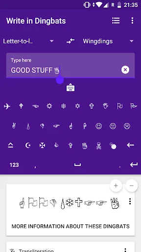 Gaster Dingbats: Wingdings