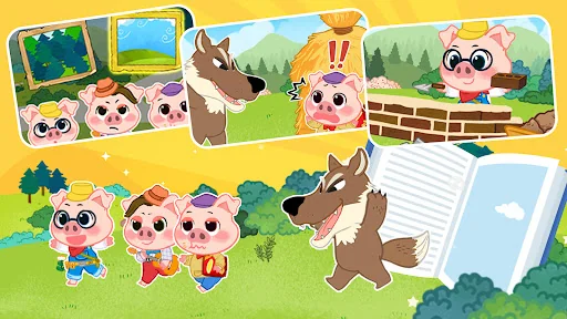 The three little pigs game
