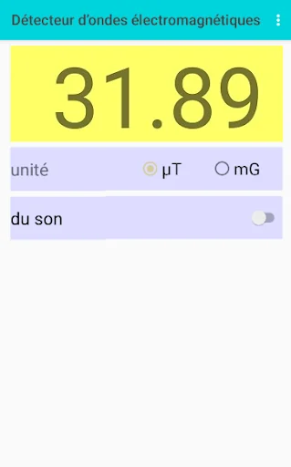 Détecteur d’ondes électromagné