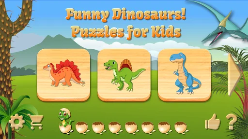 Dino Puzzle for Kids Full Game screenshot 1