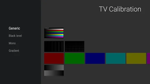 TV Calibration