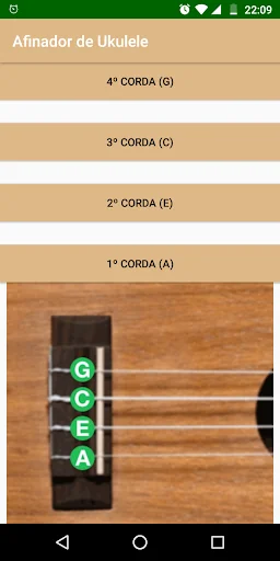 Afinador de Ukulele