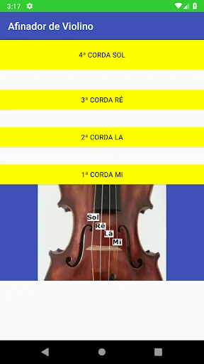Afinador de Violino