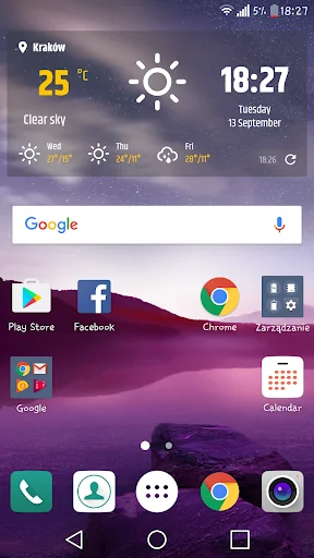 Simple weather & clock widget screenshot 4