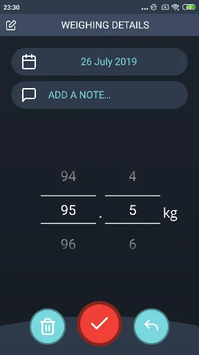 Handy Weight Loss Tracker, BMI screenshot 4