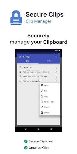 SecureClips Clipboard Manager