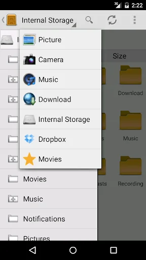 FileManagerEx (Innocomm) screenshot 1