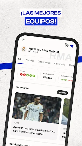 Fichajes fútbol: mercado screenshot 4