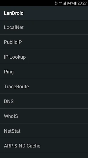 LanDroid - network tools