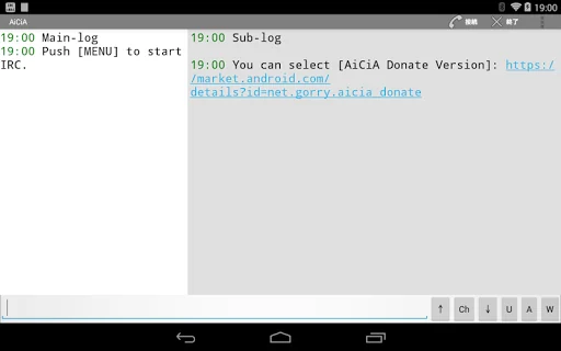 AiCiA - IRC Client screenshot 3