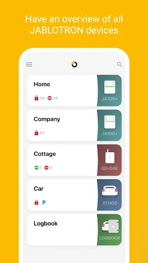 MyJABLOTRON screenshot 1