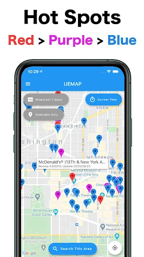 UEMAP - Restaurant Map screenshot 1