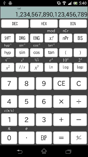 TechCalc64 Sci Calculator