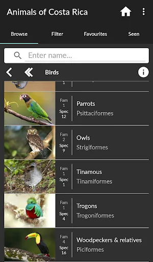 Animals of Costa Rica screenshot 3