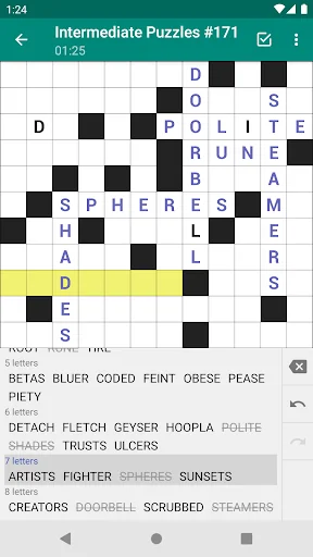 Fill-In Crosswords screenshot 2