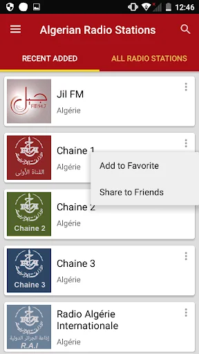Algerian Radio Stations