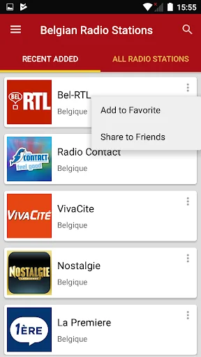 Belgium Radio Stations
